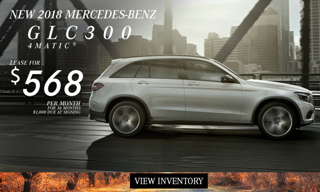 New 2018 Mercedez-Benz GLC300