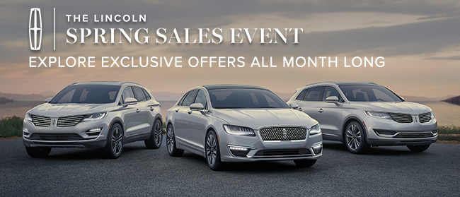 The Lincoln Spring Sales Event has arrived