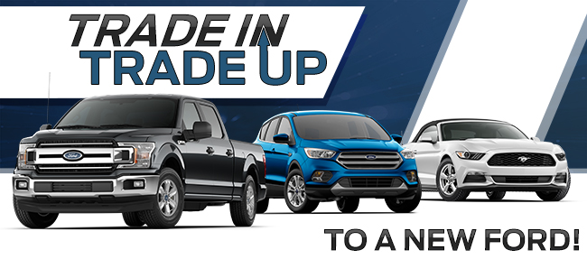 Trade In And Trade Up For A New Ford!