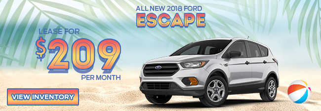 New 2018 Ford Escape