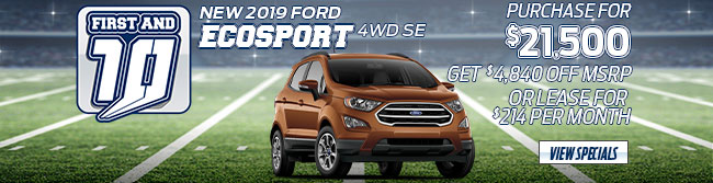 2019 Ford EcoSport 4WD SE