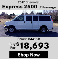 2017 Chevrolet Express 2500 LT Passenger