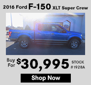2016 Ford F-150 XLT Super Crew