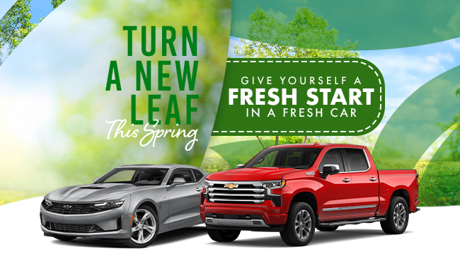 turn a new leaf this spring give yourself a fresh start in a fresh car
