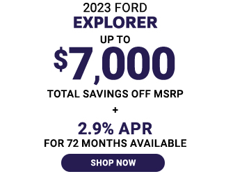 2023 Ford Explorer offer