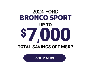 2024 Ford Bronco Sport offer