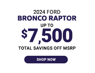 2024 Ford Bronco Raptor offer