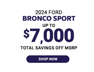 2024 Ford Bronco Sport offer