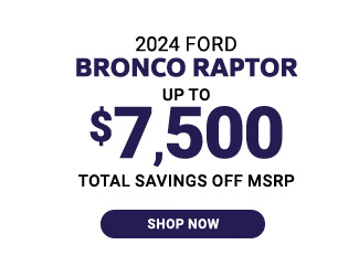 2024 Ford Bronco Raptor offer