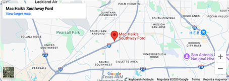 Map of to Mac Haik Southway Ford