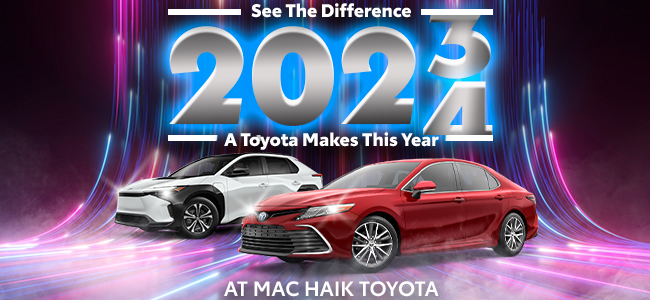 See the difference a Toyota makes this Year