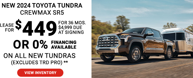 New 2024 Toyota Tundra Crewmax SR5 TB Package