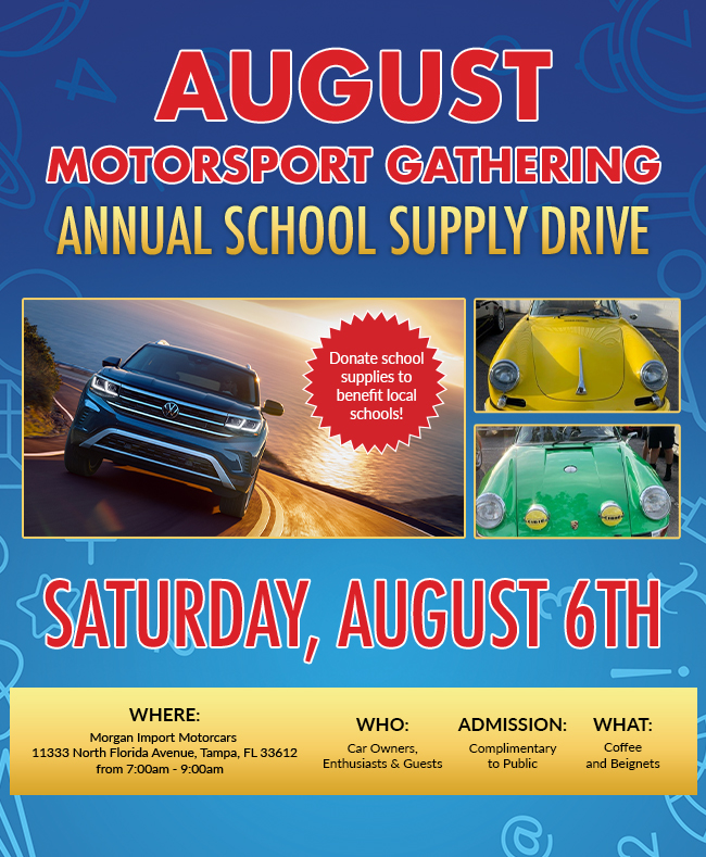 Motorsports Gathering Annual School Supply Drive