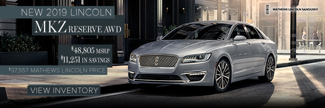 New 2019 Lincoln MKZ Reserve AWD