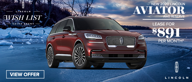 New 2020 Lincoln Aviator AWD Reserve