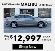 2017 Chevy Malibu LT 1LT Sedan