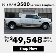 2016 RAM 3500 Laramie Longhorn