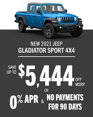 New 2020 Jeep GLADIATOR