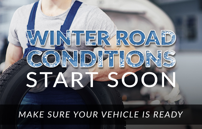 Winter road conditions start soon - make sure your vehicle is ready