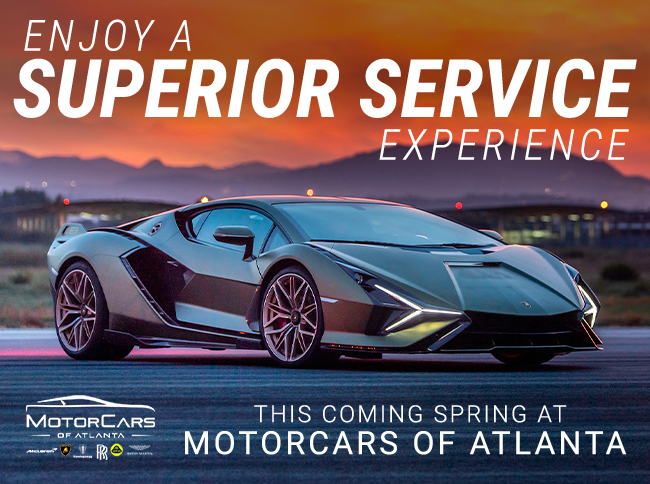 Enjoy a superior service experience this coming spring at at Motorcars of Atlanta