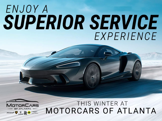 Enjoy a superior service experience this winter at Motorcars of Atlanta