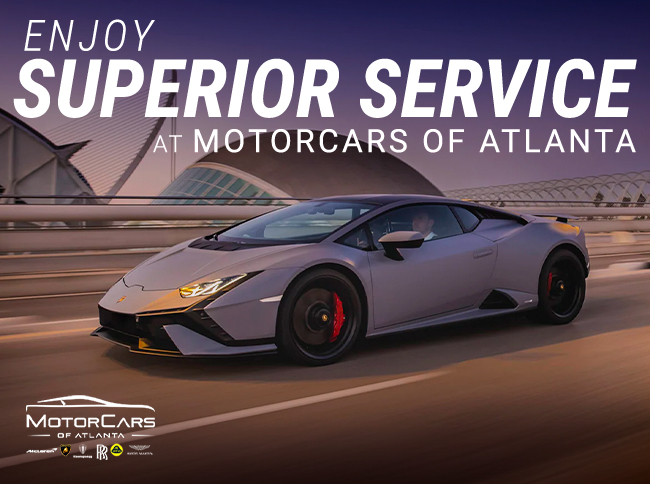 enjoy superior service at Motorcars of Atlanta