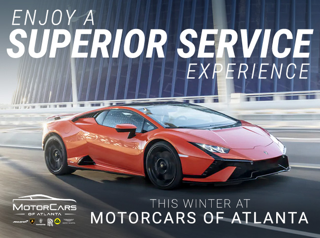 Enjoy a superior service experience this winter at Motorcars of Atlanta