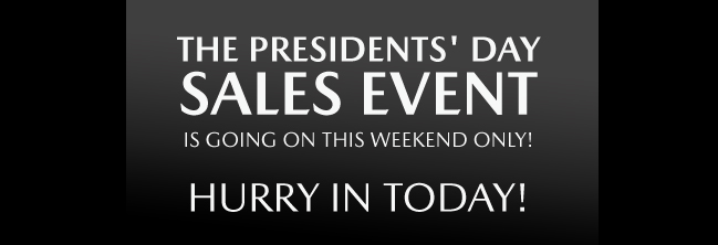 Presidents Day Sales Event