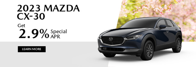 special offer on select 2024 Mazda models