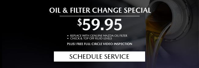 oil and filter change special offer