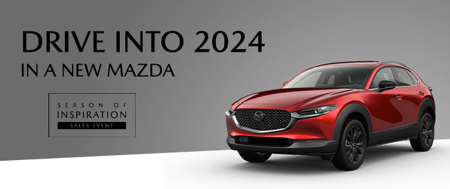 Drive into 2024 in a new Mazda