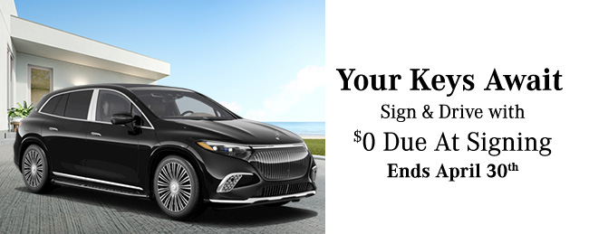 Your keys await. Sign and drive with zero due at signing.