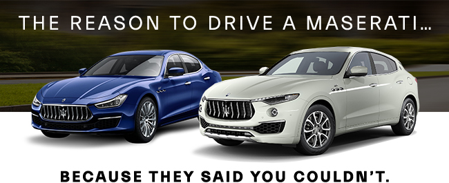 The Reason to drive a Maserati