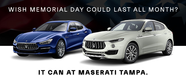 Promotional offer from Maserati Tampa, Tampa Florida