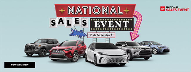 National Sales Event Ends Sept 1