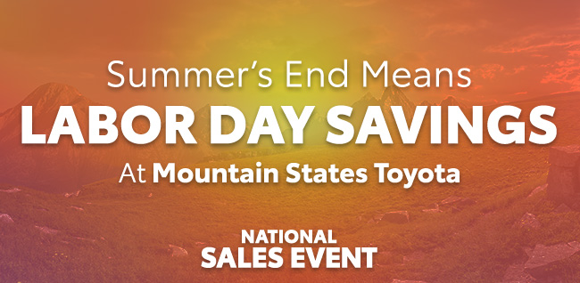 promotional offer from Mountain States Toyota