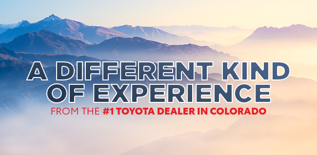 A Different kind of experience - from the 1 Toyota dealer in Colorado