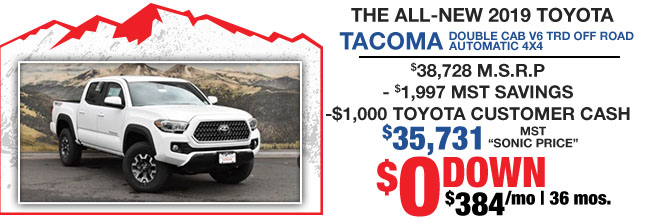 New 2019 Toyota Tacoma