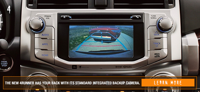 Integrated Backup Camera, Standard.