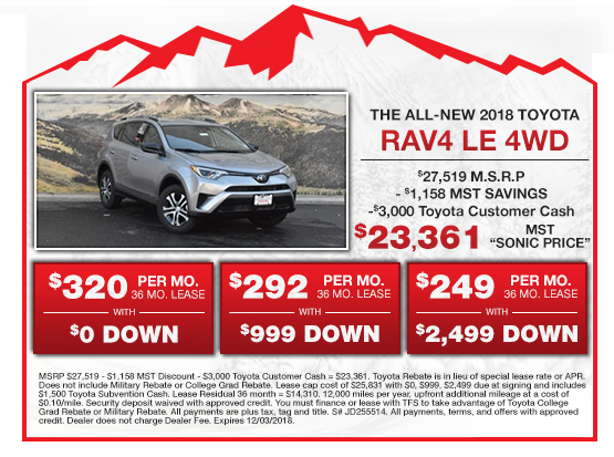 The All-New 2018 Toyota RAV4 LE 4WD