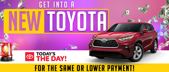 Get Into A New Toyota