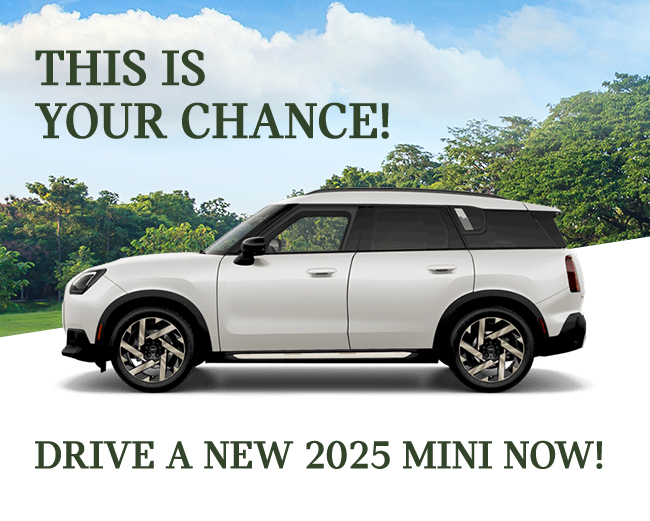 This is your chance - drive a new 2025 MINI now