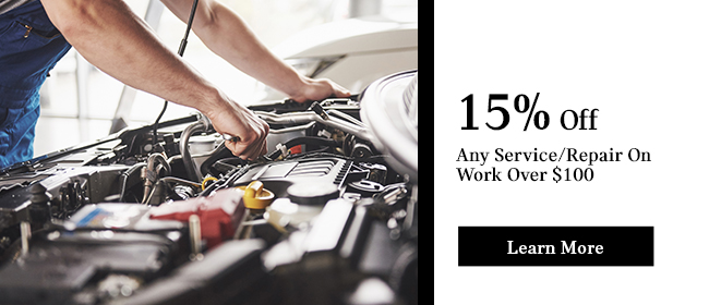 15% Off Any Service/Repair On Work Over $100