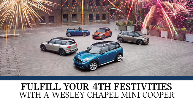 Fulfill Your 4th Festivities With A Wesley Chapel MINI Cooper
