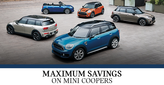 Maximum Savings On Mini Coopers