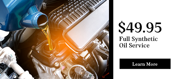 $49.95 Full Synthetic Oil Service