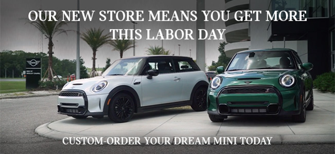 Our new store means you get more - custom order your dream Mini Today