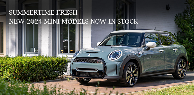 summertime fresh: new 2024 MINI models now in stock