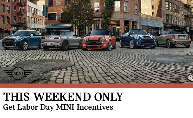 This Weekend Only Get Labor Day MINI Incentives