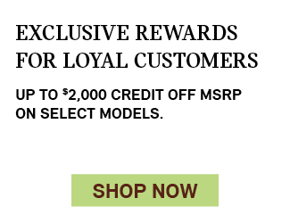 Exclusive rewards for loyal customers - money off MSRP on select models offer